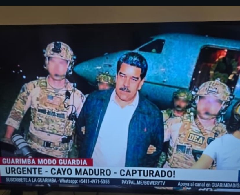 Capturado Maduro